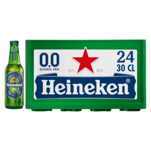 Heineken krat 24x30cl. 0%