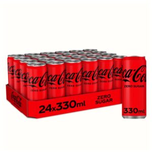 Coca Cola Zero blik tray 24x33 cl